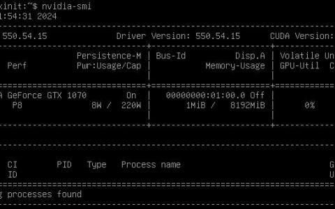Proxmox PVE虚拟机配置Debian 12实现NVIDIA显卡直通解决方法